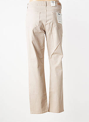 Pantalon droit stretch taille normale beige ANGELS femme