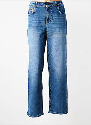 Jeans coupe droite stretch taille normale bleu FREEMAN T.PORTER femme