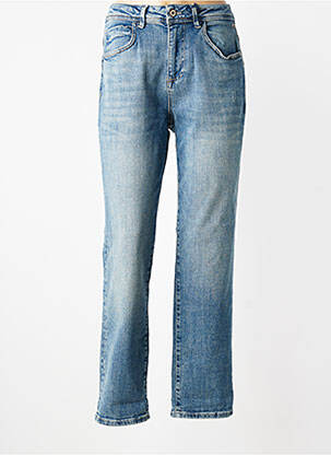 Jeans coupe droite stretch taille normale bleu FREEMAN T.PORTER femme