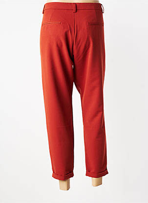 Pantalon 7/8 stretch taille normale orange IMPERIAL femme
