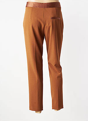 Pantalon 7/8 stretch taille normale marron IMPERIAL femme