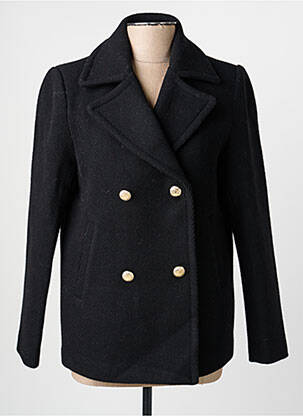 Manteau court poches sans capuche noir FREEMAN T.PORTER femme