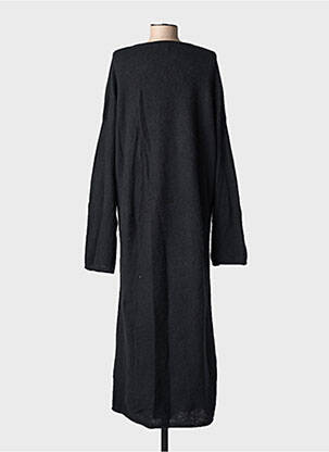 Robe pull stretch manches longues noir GOBI femme