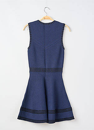 Robe courte sans manche sans manche bleu MAJE femme