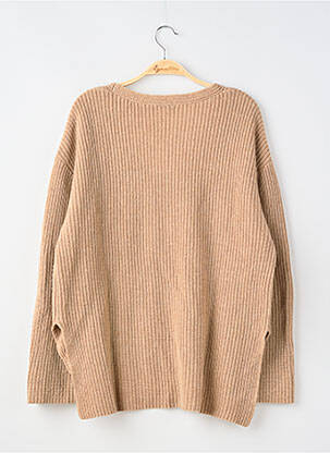 Pull col v manches longues beige TOTÊME femme