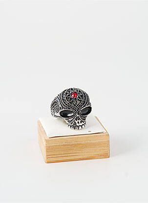 Bague ornement oxyde de zirconium argent TATA GISELE homme