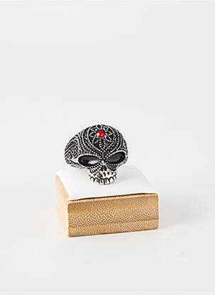 Bague ornement oxyde de zirconium argent TATA GISELE homme