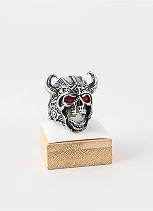 Bague ornement oxyde de zirconium argent TATA GISELE homme