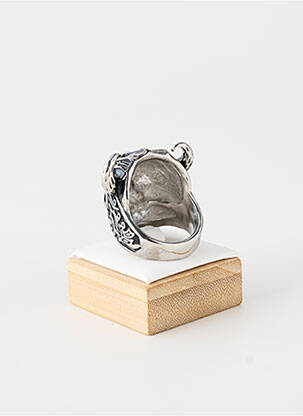 Bague ornement oxyde de zirconium argent TATA GISELE homme