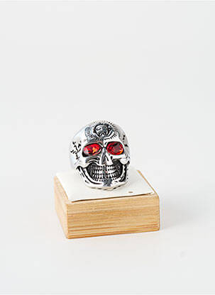 Bague ornement oxyde de zirconium argent TATA GISELE homme