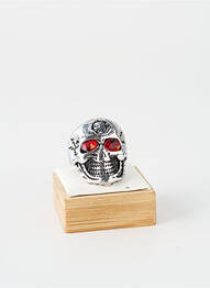 Bague ornement oxyde de zirconium argent TATA GISELE homme