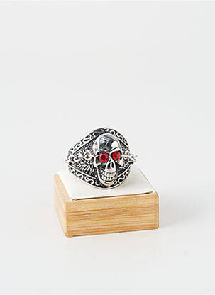 Bague ornement oxyde de zirconium argent TATA GISELE homme