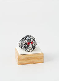 Bague ornement oxyde de zirconium argent TATA GISELE homme