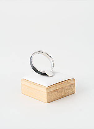 Bague ornement oxyde de zirconium noir TATA GISELE homme