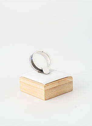Bague ornement oxyde de zirconium argent TATA GISELE homme
