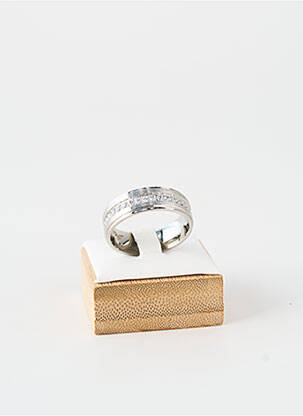 Bague ornement oxyde de zirconium argent TATA GISELE homme