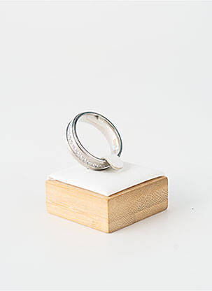 Bague ornement oxyde de zirconium argent TATA GISELE homme