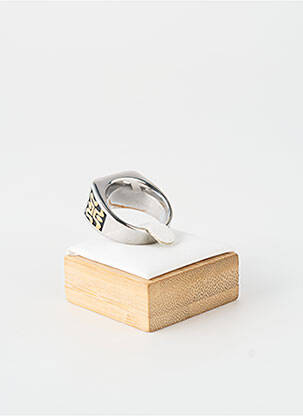 Bague ornement pierre rouge TATA GISELE homme