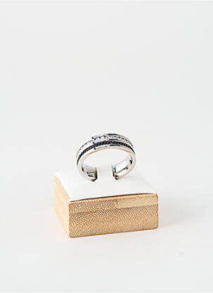 Bague ornement oxyde de zirconium argent TATA GISELE homme