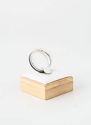 Bague ornement oxyde de zirconium argent TATA GISELE homme