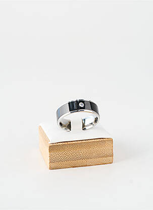 Bague ornement oxyde de zirconium noir TATA GISELE homme