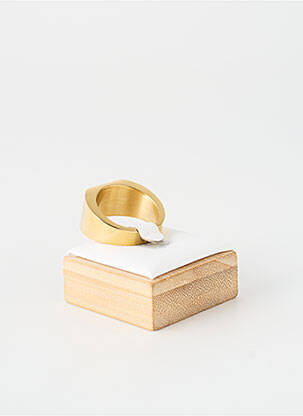 Bague ornement oxyde de zirconium or TATA GISELE homme