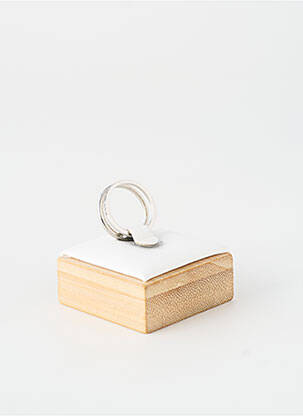 Bague ornement oxyde de zirconium argent TATA GISELE femme