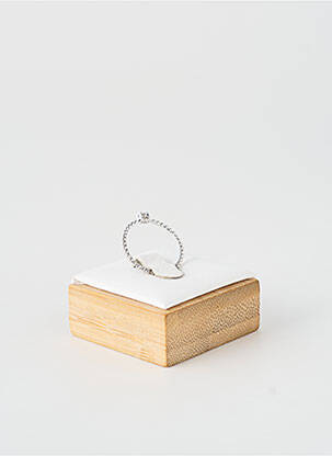 Bague ornement oxyde de zirconium argent TATA GISELE femme