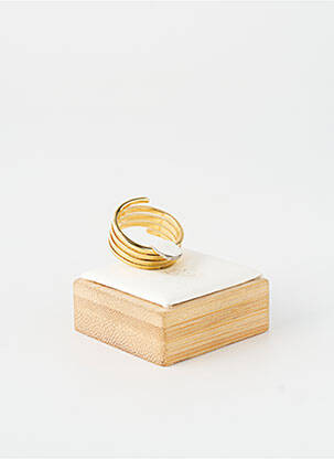 Bague ornement oxyde de zirconium or TATA GISELE femme
