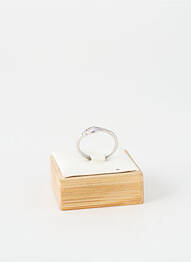 Bague ornement oxyde de zirconium argent TATA GISELE femme