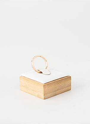 Bague ornement oxyde de zirconium rose TATA GISELE femme