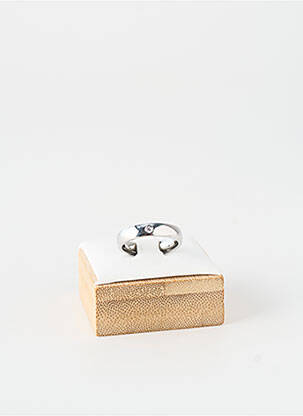 Bague ornement oxyde de zirconium argent TATA GISELE femme