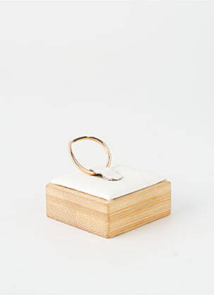 Bague ornement oxyde de zirconium rose TATA GISELE femme