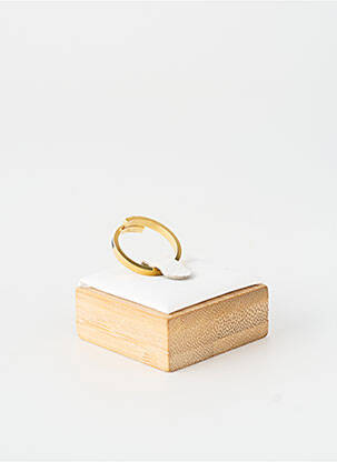 Bague ornement oxyde de zirconium or TATA GISELE femme