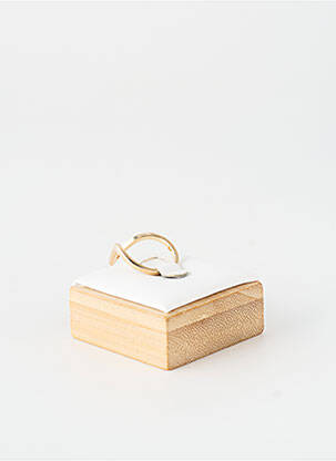 Bague ornement oxyde de zirconium or TATA GISELE femme