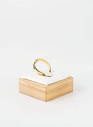 Bague ornement oxyde de zirconium or TATA GISELE femme