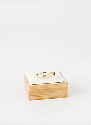 Bague ornement oxyde de zirconium or TATA GISELE femme