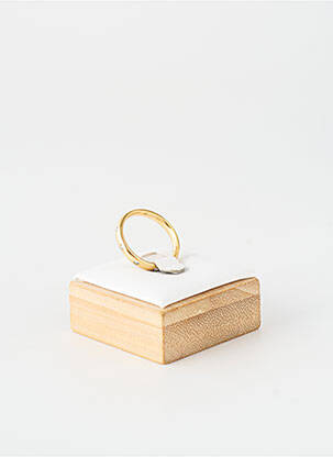 Bague ornement oxyde de zirconium or TATA GISELE femme