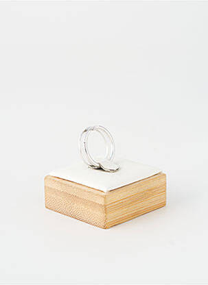 Bague ornement oxyde de zirconium argent TATA GISELE femme