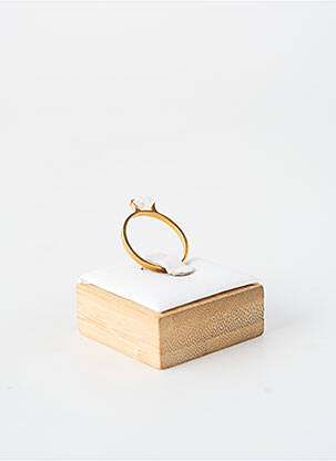 Bague ornement oxyde de zirconium or TATA GISELE femme
