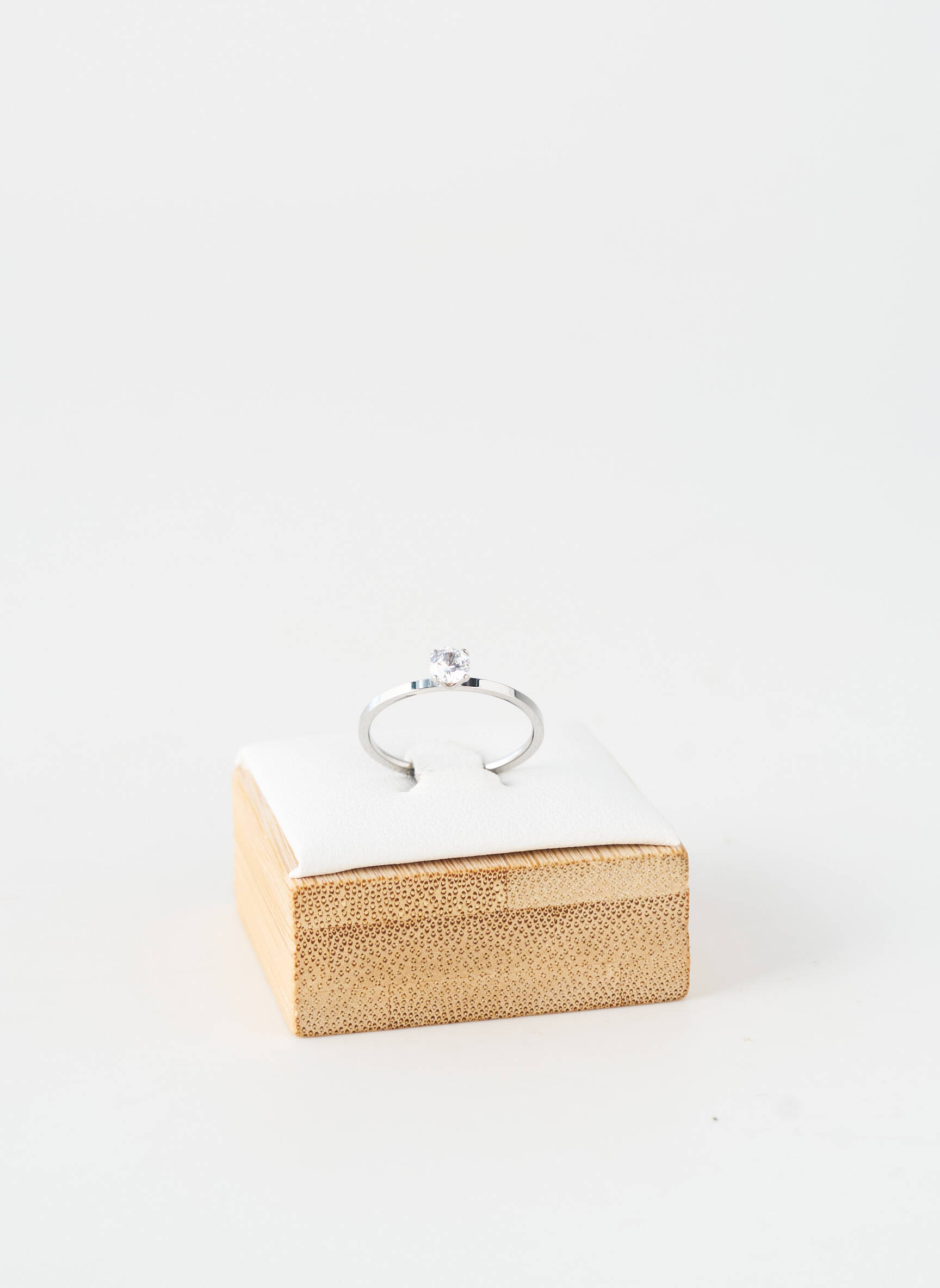 Bague ornement oxyde de zirconium argent TATA GISELE femme