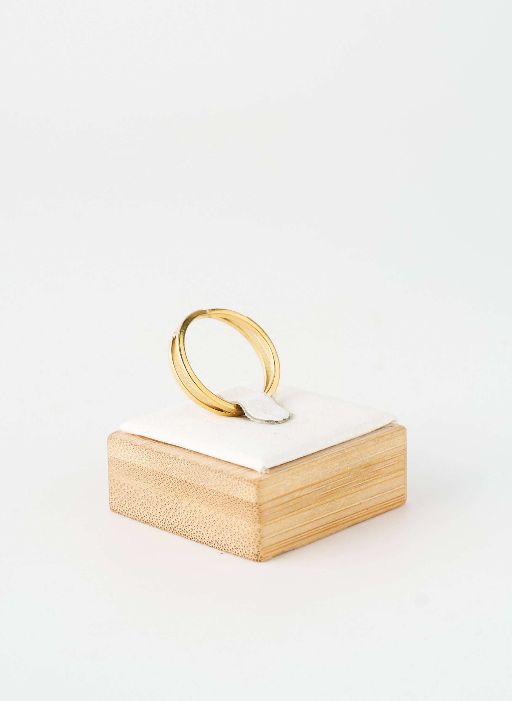 Bague ornement oxyde de zirconium or TATA GISELE femme