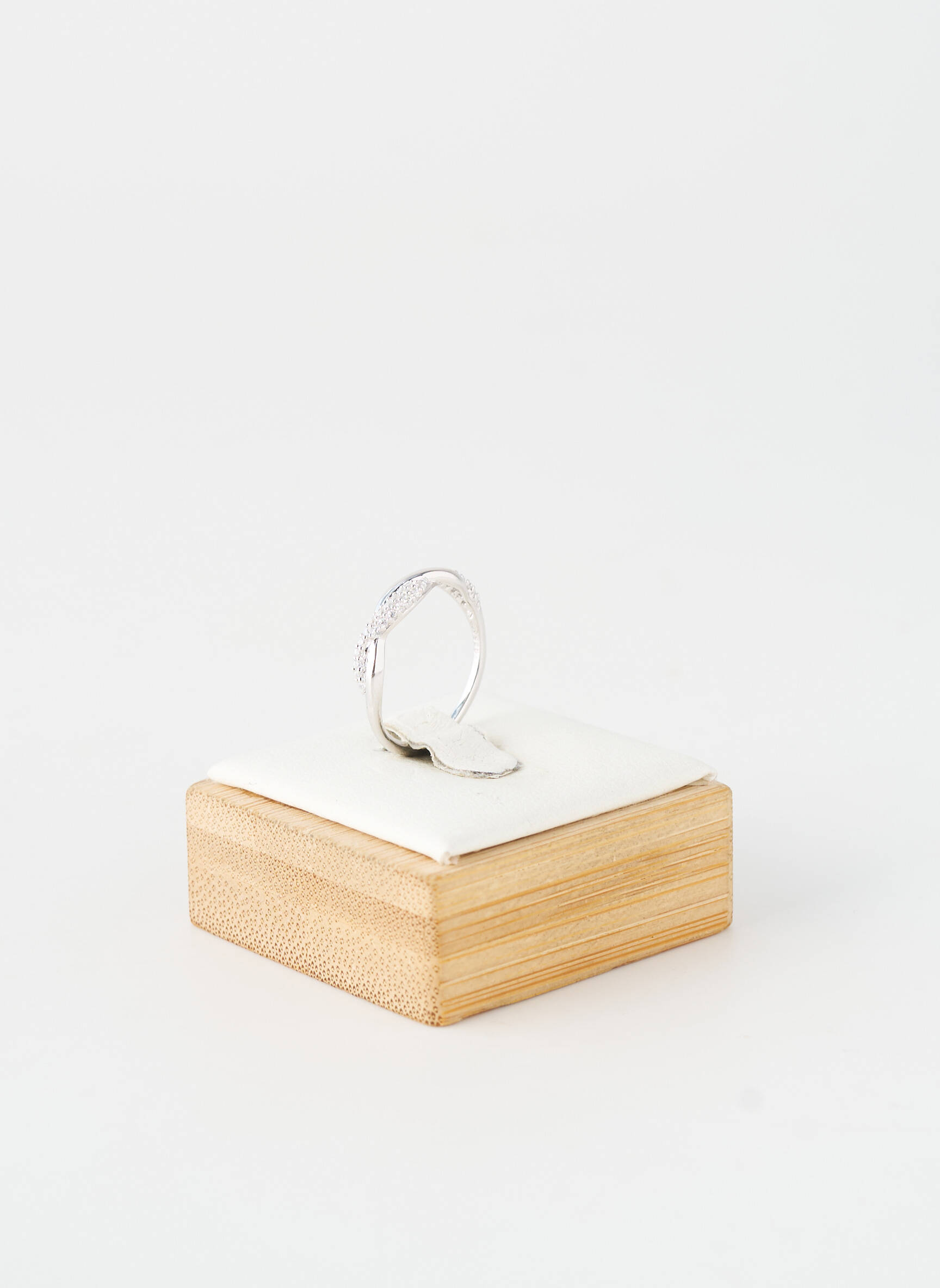 Bague ornement oxyde de zirconium argent TATA GISELE femme