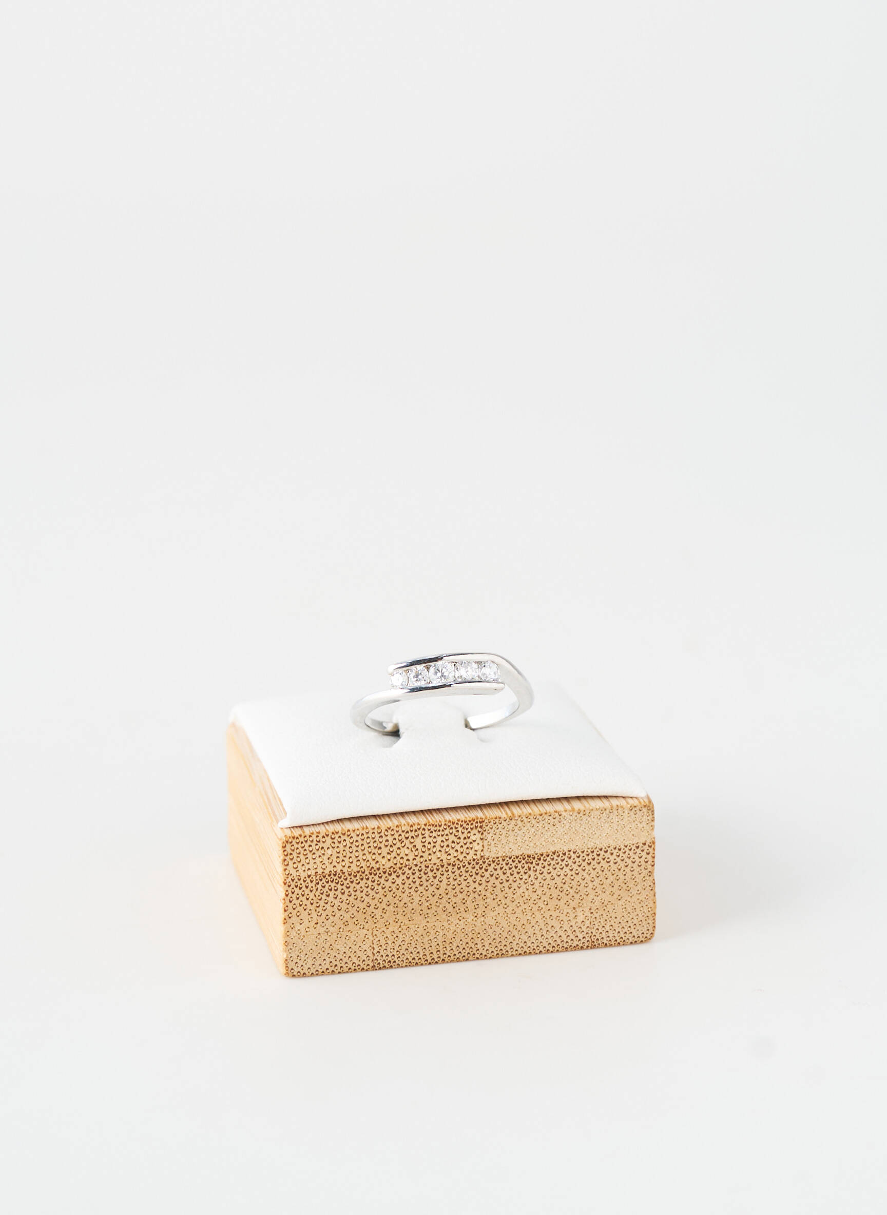 Bague ornement oxyde de zirconium argent TATA GISELE femme