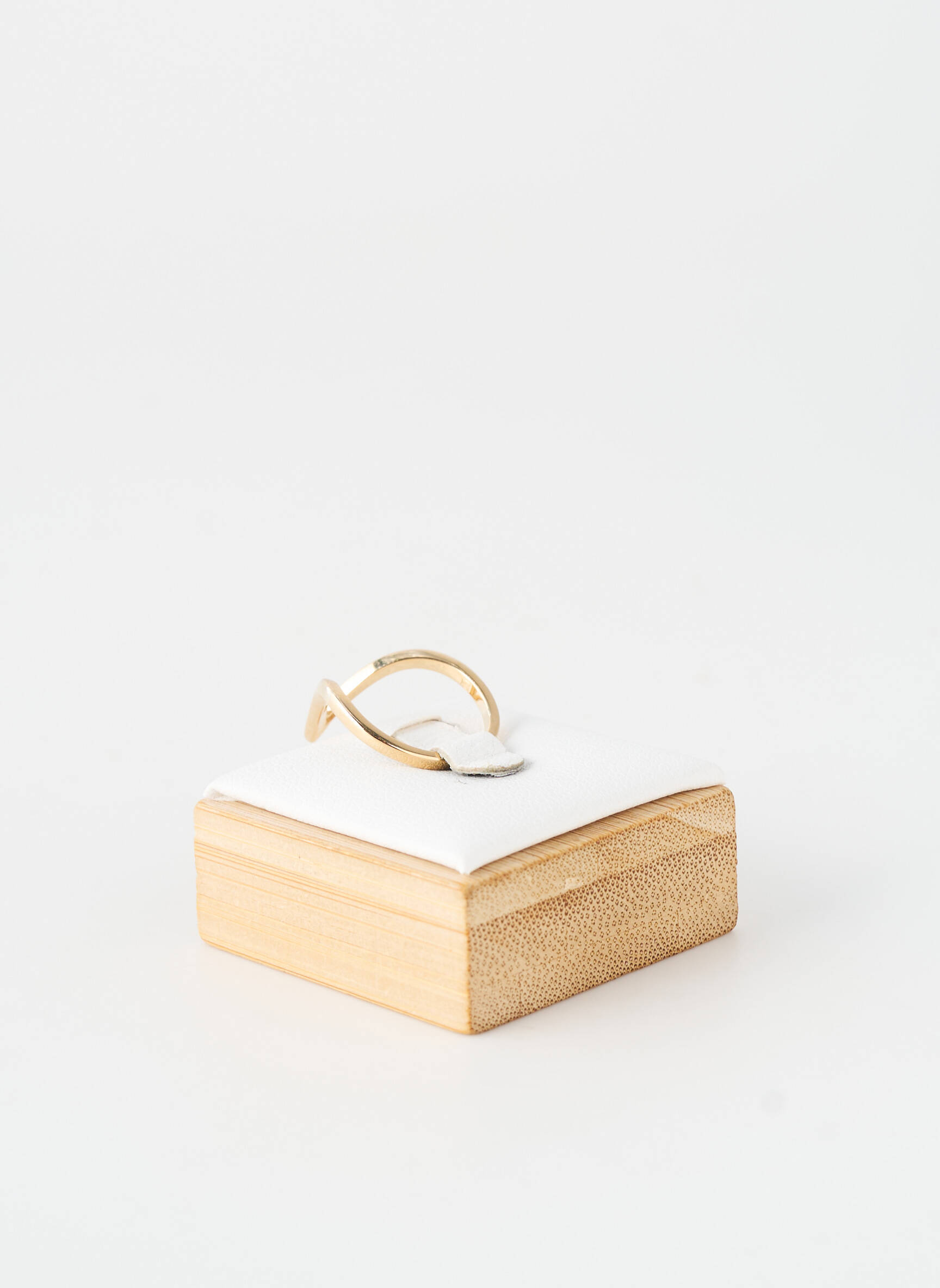Bague ornement oxyde de zirconium or TATA GISELE femme