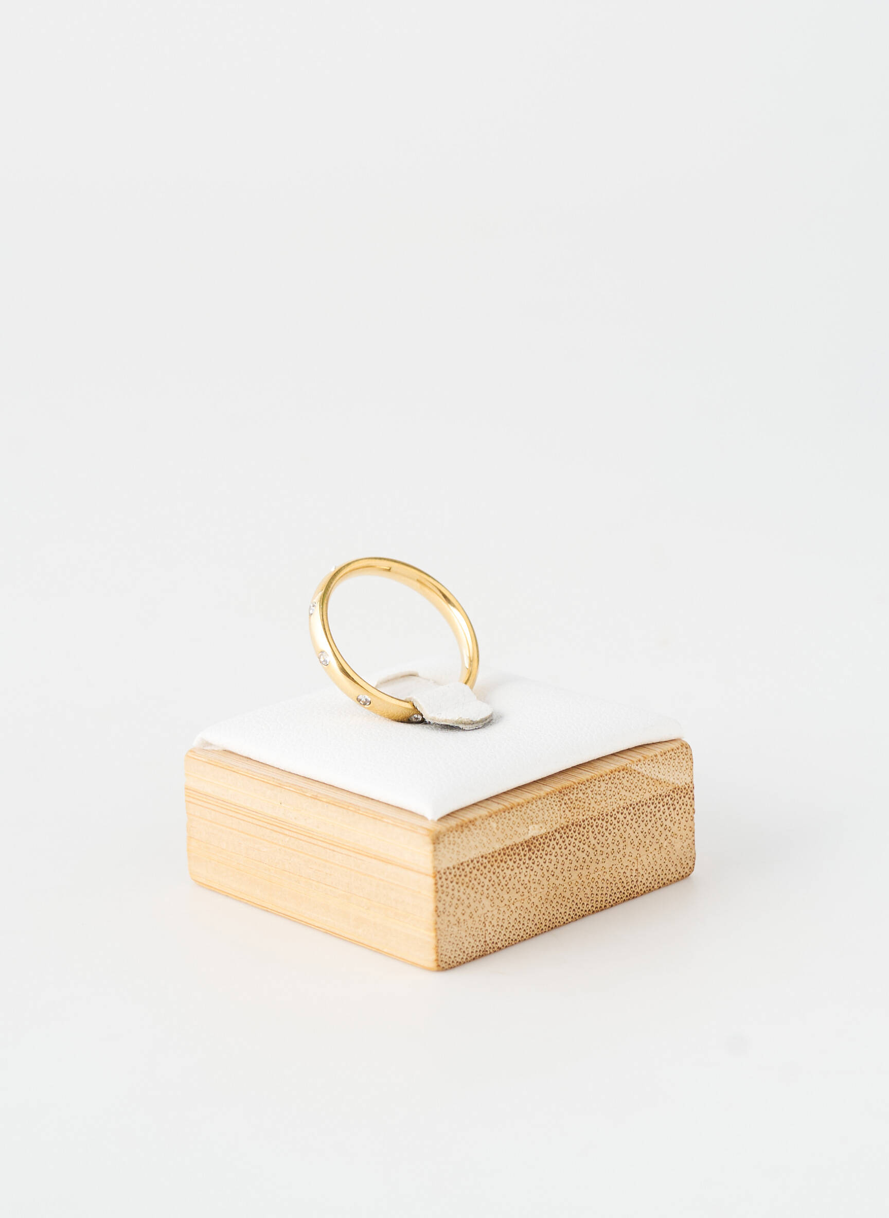 Bague ornement oxyde de zirconium or TATA GISELE femme