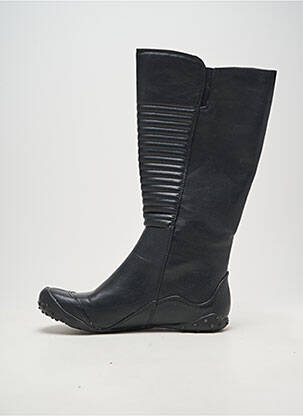 Bottes bout rond talon plat jusqu'à 3cm noir LES P'TITES BOMBES femme