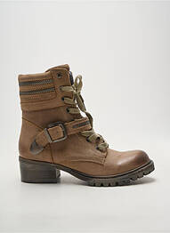 Bottines/boots talon bas talon de 4 à 6cm marron PAR UN MATIN D'ETE femme
