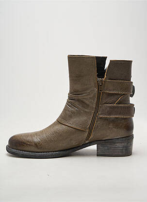 Bottines/boots talon bas talon de 4 à 6cm marron PAR UN MATIN D'ETE femme