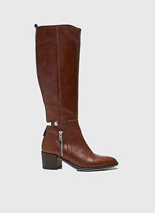 Bottes bout pointu talon de 4 à 6cm marron REGARD femme